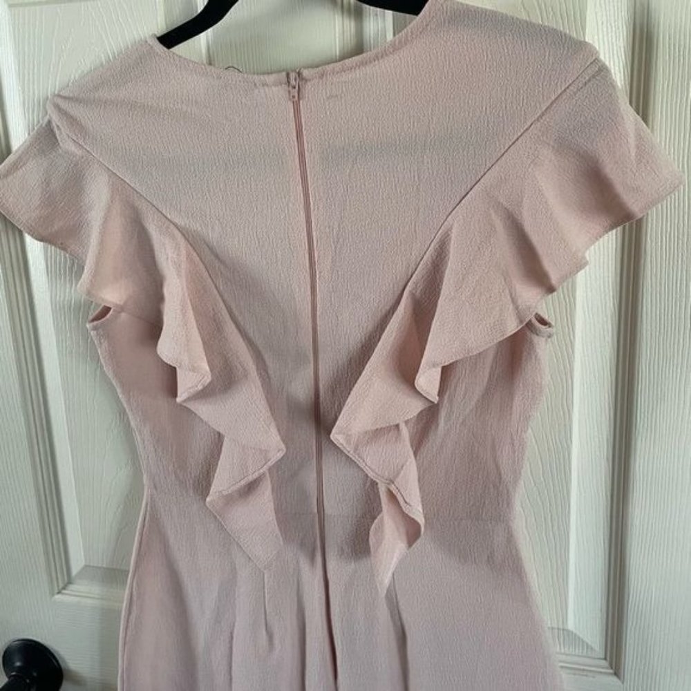 NWOT ASOS Pink Ruffle V Front Dress, Women’s Size 4 - Picture 10 of 16